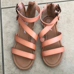 Girls gladiator sandals